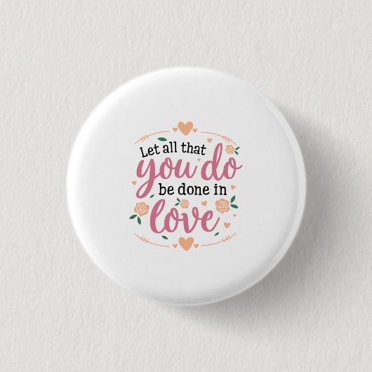 Ein paar Geschenke lassen Sie alles, was Sie tun Button (Vorderseite)