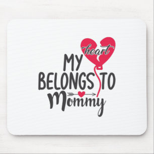Ein paar Geschenke mein Herz gehört Mama Mousepad