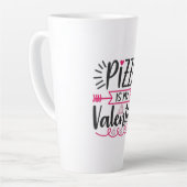 Ein paar Geschenke Pizza ist mein Valentine Milchtasse (Linke Ecke)