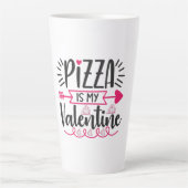 Ein paar Geschenke Pizza ist mein Valentine Milchtasse (Vorderseite)