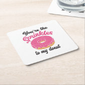 Ein paar Geschenke sind Sie die Sprinklen zu meine Rechteckiger Pappuntersetzer (angewinkelt)