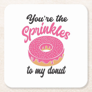 Ein paar Geschenke sind Sie die Sprinklen zu meine Rechteckiger Pappuntersetzer