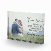 Ein paar Geschenke wahre Liebe ist, wenn beide Men Fotoblock (Rechts)