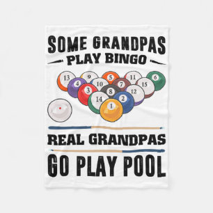 Ein paar Grandpas spielen Bingo Fleecedecke