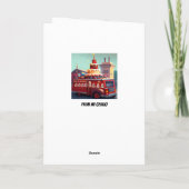 Ein paar große Männer wurden zum Feuerwehrmann zum Karte (Rückseite)