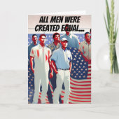 Ein paar große Männer wurden zum Feuerwehrmann zum Karte (Vorderseite)