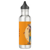 Ein paar Händchen, die im Herbst zusammenlaufen Edelstahlflasche (Links)