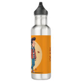 Ein paar Händchen, die im Herbst zusammenlaufen Edelstahlflasche (Rechts)