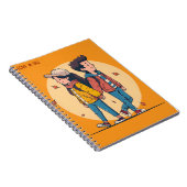 Ein paar Händchen, die im Herbst zusammenlaufen Notizblock (Rechte Seite)