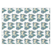 Ein Paar Hirsche im Winterwald Tischdecke (Vorderseite (Horizontal))