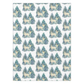 Ein Paar Hirsche im Winterwald Tischdecke (Vorderseite)