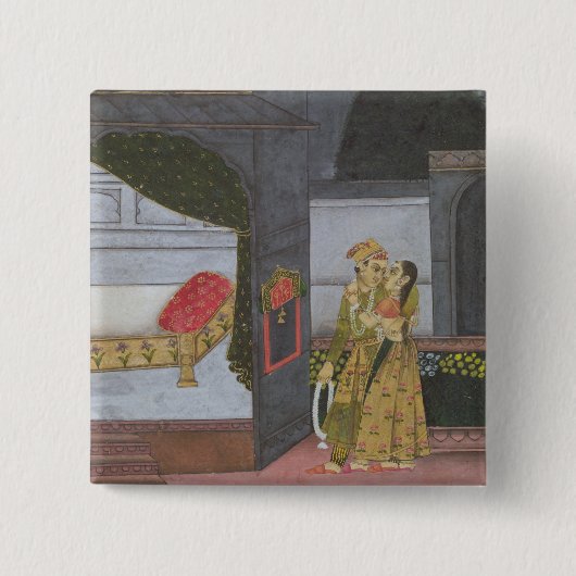 Ein Paar, Illustration vom 'Malavi Ragini Button (Vorderseite)