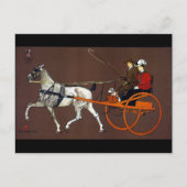 Ein Paar im Break Cart Postkarte (Vorderseite)