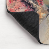 Ein Paar im Frühjahr Mousepad (Ecke)