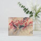 Ein Paar im Frühling Postkarte (Stehend Vorderseite)