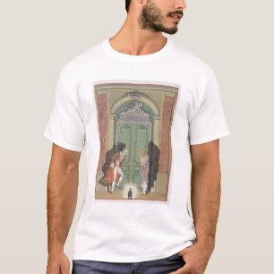 Ein Paar im Kerzenlicht, Illustration von 'Les Li T-Shirt