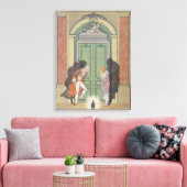 Ein Paar in Candlelight, Abbildung von 'Les Li Leinwanddruck (Insitu (Wohnzimmer))