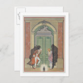 Ein Paar in Candlelight, Abbildung von 'Les Li Postkarte (Vorne/Hinten)