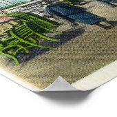 Ein Paar in einem Boardwalk Rollstuhl-Szene Poster (Ecke)