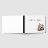 Ein paar Katzen bei Hochzeiten in der Liebe Gästebuch (Voll)