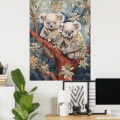 Ein paar Koalas Poster (Heimbüro)