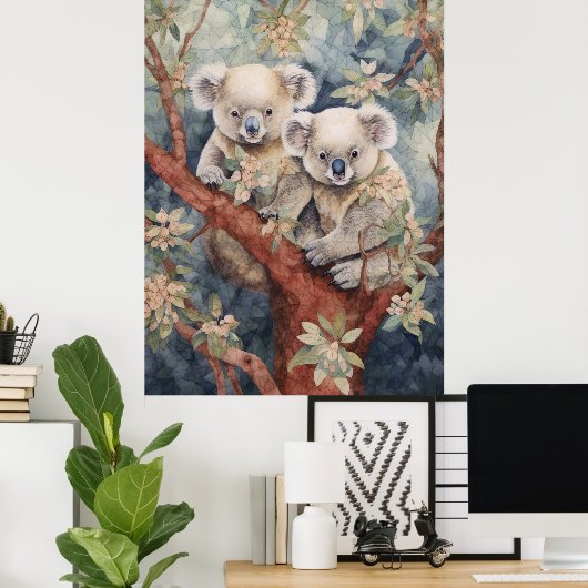 Ein paar Koalas Poster (Heimbüro)