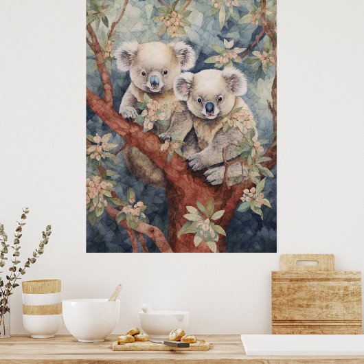 Ein paar Koalas Poster (Küche)