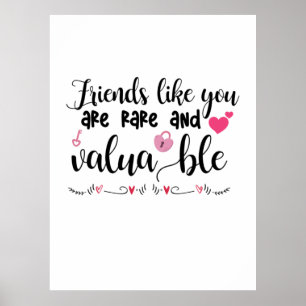 Ein paar Künstlerfreunde sind wie selten Poster