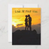 Ein paar Küsse auf den Felsen in Key West (Vorderseite)