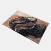 Ein Paar Lederhose - Van Gogh Floor Mat Fußmatte (Schrägansicht)