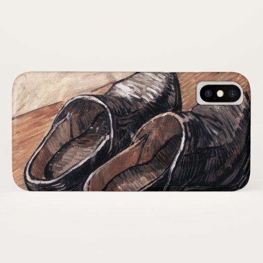 Ein Paar Lederklappen - Van Gogh Case-Mate iPhone Hülle (Rückseite (Horizontal))