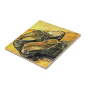 Ein Paar Lederklappen von Vincent van Gogh Fliese (Seite)