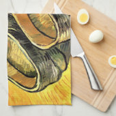 Ein Paar Lederklappen von Vincent van Gogh Geschirrtuch (Viertel Falte)