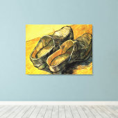 Ein Paar Lederklappen von Vincent van Gogh Leinwanddruck (Insitu (Holzboden))