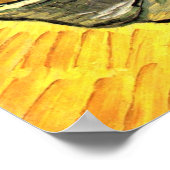 Ein Paar Lederklappen von Vincent van Gogh Poster (Ecke)