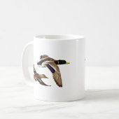 Ein Paar Mallard-Enten Kaffeetasse (Vorderseite Links)