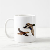 Ein Paar Mallard-Enten Kaffeetasse (Links)