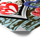 Ein paar meiner Lieblingssachen Poster (Ecke)