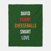 Ein paar meiner Lieblingsstipps Hostess Geschenk Fleecedecke (Vorderseite)