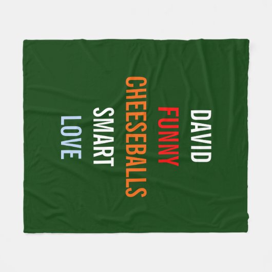 Ein paar meiner Lieblingsstipps Hostess Geschenk Fleecedecke (Vorderseite (Horizontal))