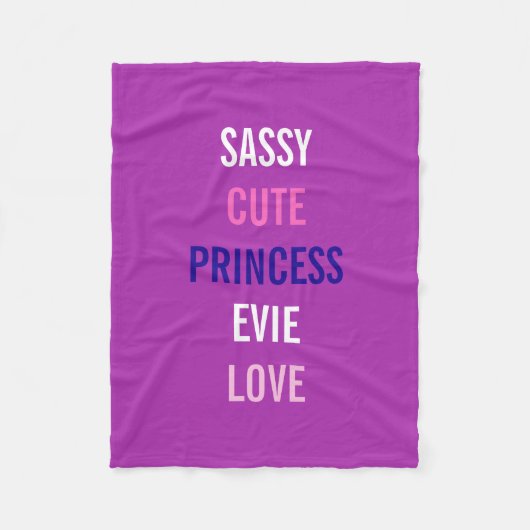 Ein paar meiner Lieblingsthemen Personalisiert Fleecedecke (Vorderseite)