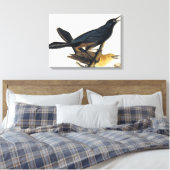 Ein Paar mit dem Sattelschnabel Leinwanddruck (Insitu (Schlafzimmer))