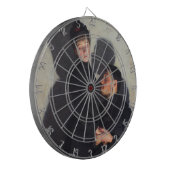 Ein Paar mit Schatten (von Emile Friant) Dartscheibe (Vorderseite Links)