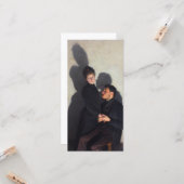 Ein Paar mit Schatten (von Emile Friant) Karte (Vorderseite/Rückseite Beispiel)