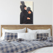 Ein Paar mit Schatten (von Emile Friant) Leinwanddruck (Insitu (Schlafzimmer))