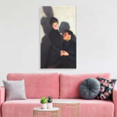 Ein Paar mit Schatten (von Emile Friant) Leinwanddruck (Insitu (Wohnzimmer))