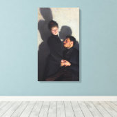 Ein Paar mit Schatten (von Emile Friant) Leinwanddruck (Insitu (Holzboden))