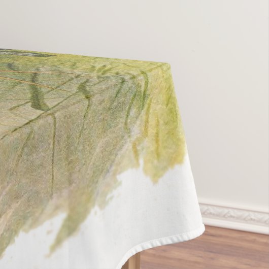 Ein Paar necked Fasane des Ringes auf einem Tischdecke (Beispiel)