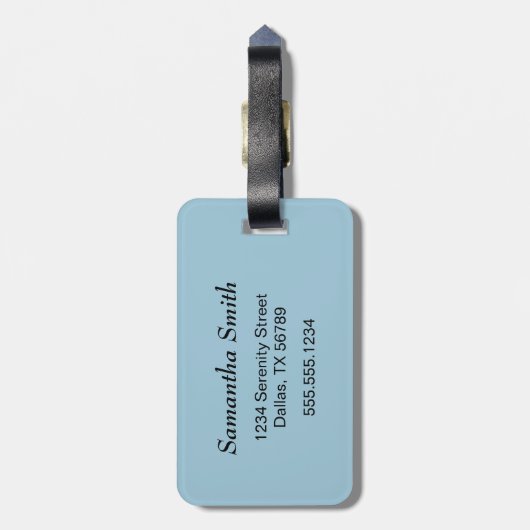 Ein Paar Niedlichen kleinen Fuchs auf blau Gepäckanhänger (Rückseite vertikal)