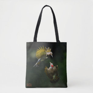Ein Paar nördlicher Flicker Tasche